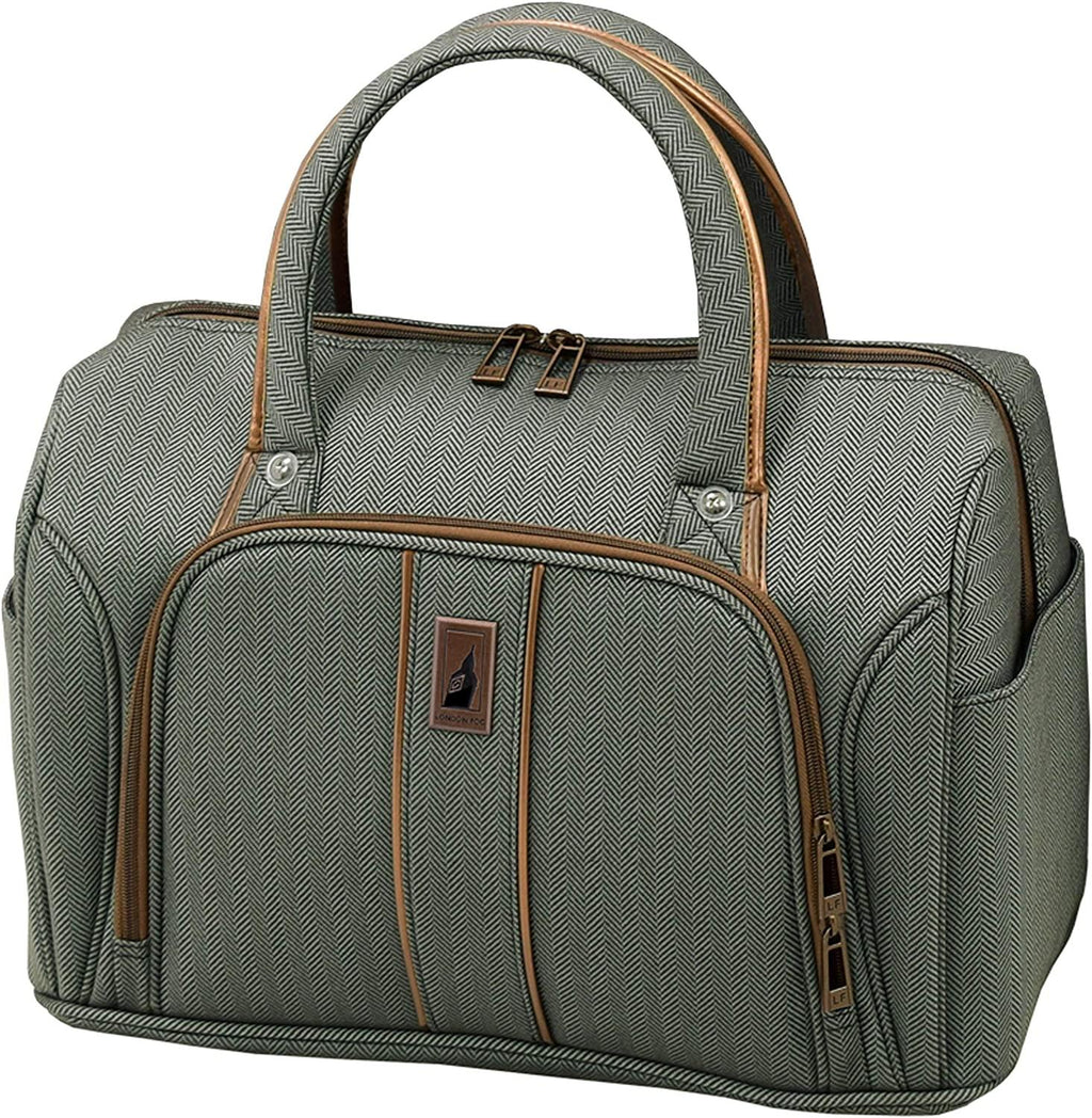 Newcastle Softside Expandable Spinner Luggage, Slate Bronze, 4 Piece Set