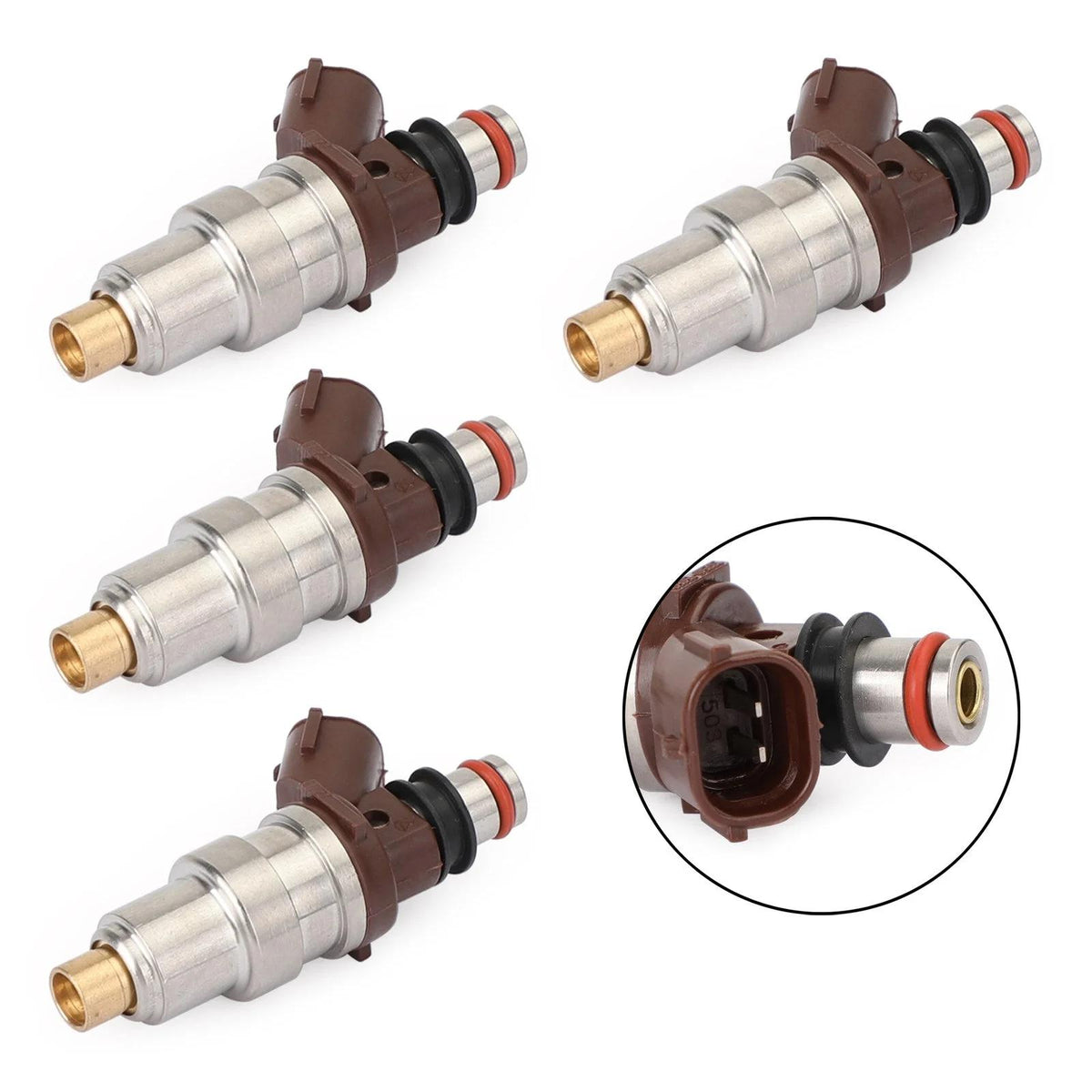 1996-2008 TOYOTA LAND CRUISER 4PCS Fuel Injectors 23209-79095 2325075050 Generic