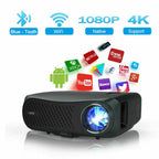 eug true 1080p projector bt wireless proyector home theater 4k movie 5g wifi tv