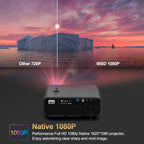 eug true 1080p projector bt wireless proyector home theater 4k movie 5g wifi tv