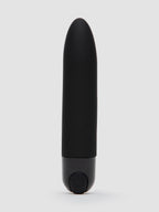 Lovehoney Mini Thrill Rechargeable Silicone Bullet Vibrator, Black | Black