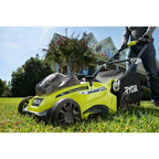 16 in. One+ 18V Lithium-Ion Hybrid Walk Behind Lawn Mower W Batteries/Charger