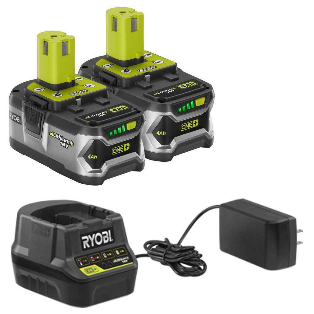 16 in. One+ 18V Lithium-Ion Hybrid Walk Behind Lawn Mower W Batteries/Charger