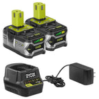 16 in. One+ 18V Lithium-Ion Hybrid Walk Behind Lawn Mower W Batteries/Charger