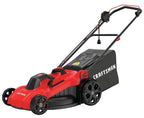 Electric Push Lawn Mower, 20-Inch Deck, Corded, Powerful 13-AMP Motor, 6 Setting Height Adjustment, Winged Blades, 3 in 1 Bagging, Mulching and Dischar(CMEMW213)