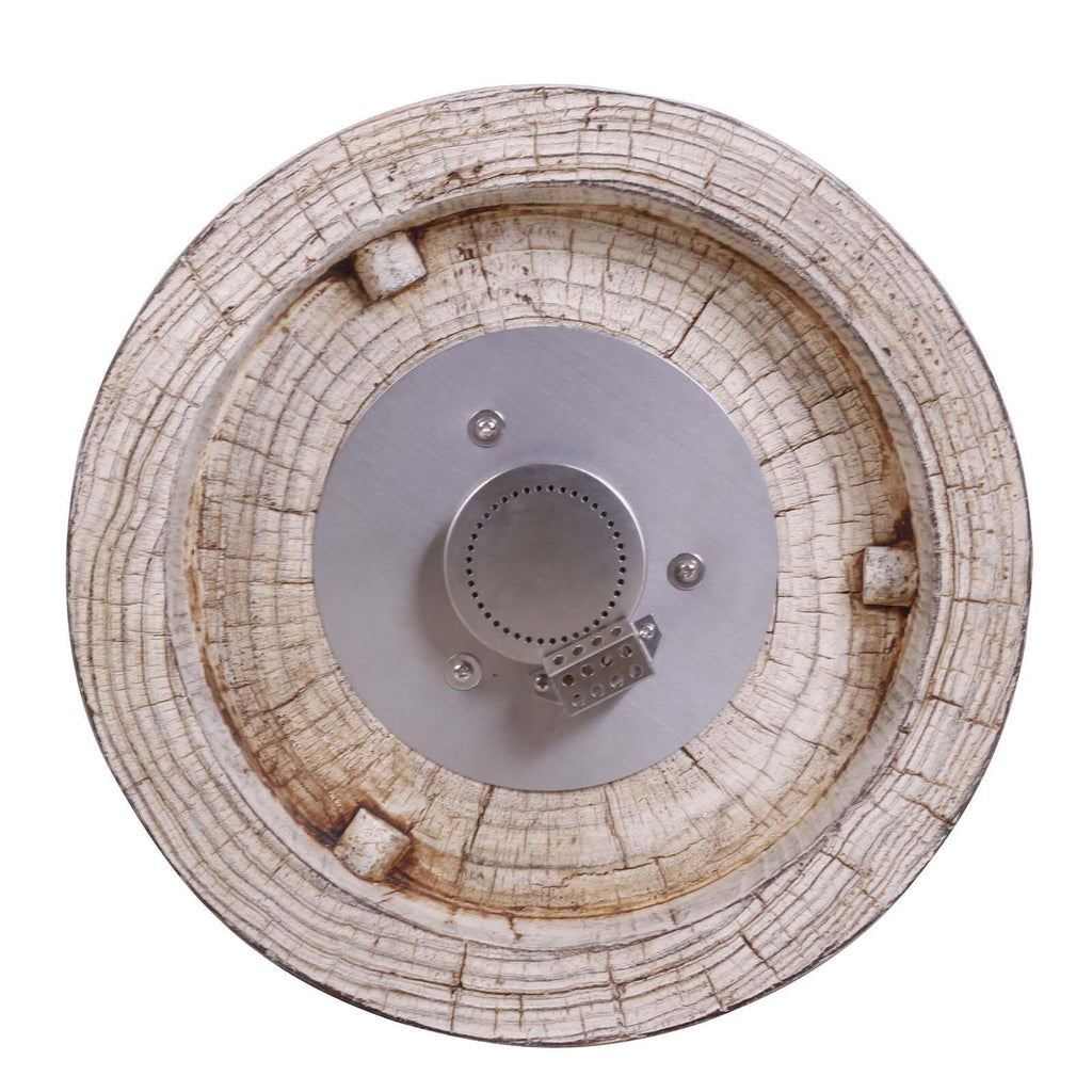 OVERDRIVE 25'' Ore Powder 30,000BTU Adjustable Flame Propane Gas Fire Table with Waterproof Cover, Beige