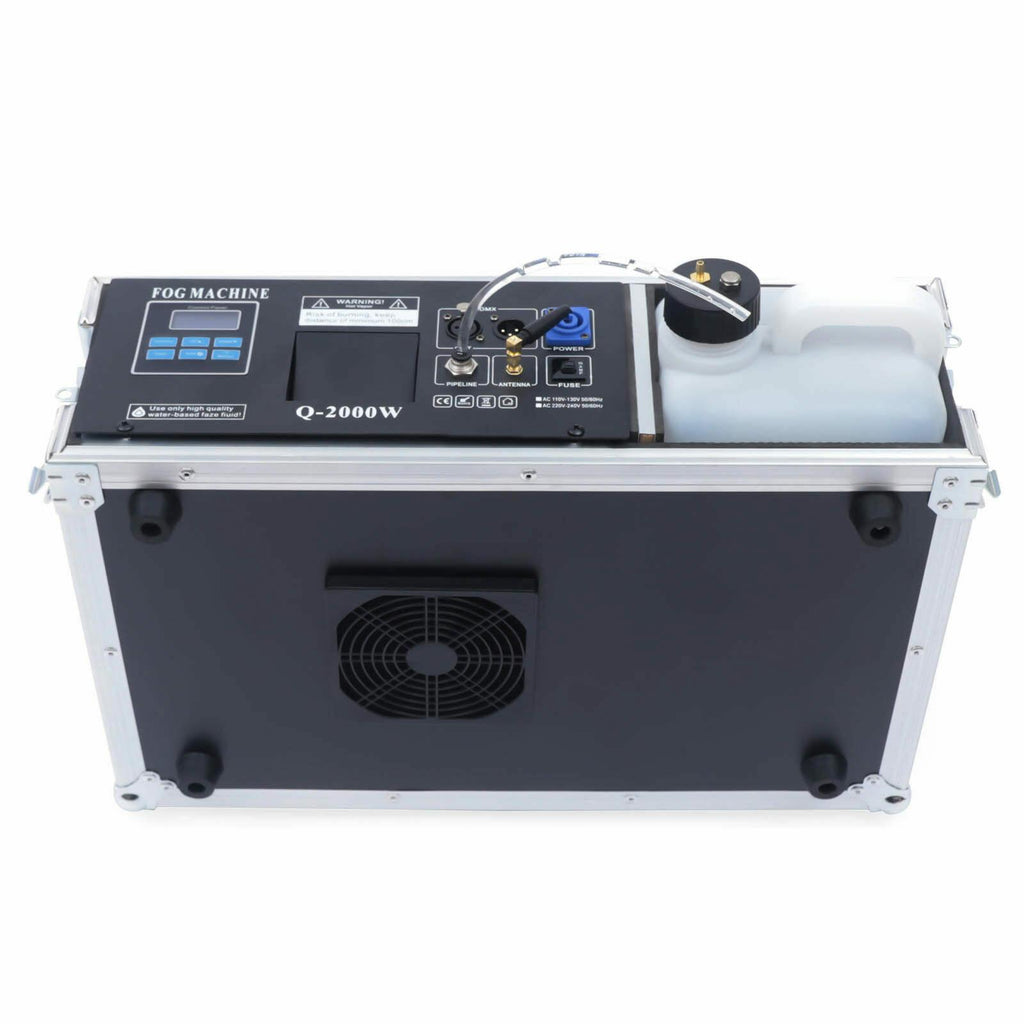 Fichiouy Stage Fog Machine Smoke Machine DJ DMX Morning Haze Machine with 3.5L Liquid Tank for KTV