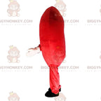 Giant red heart BIGGYMONKEYmascot costume, romantic costume