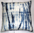 Indigo Colour Printing, Decorative Cotton Throw, Shibori Sofa Pillow Cases, Tie Dye Shibori Cushion Covers, Bohemian Pillow Shams Outdoor Cushion Cover 16x16 (50)