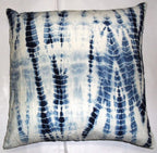 Indigo Colour Printing, Decorative Cotton Throw, Shibori Sofa Pillow Cases, Tie Dye Shibori Cushion Covers, Bohemian Pillow Shams Outdoor Cushion Cover 16x16 (50)