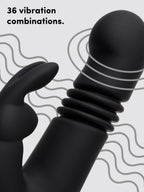 Fifty Shades of Grey Greedy Girl Thrusting Rabbit Vibrator, Black