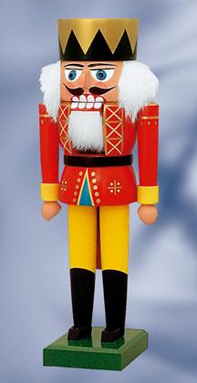 KWO German Christmas Nutcracker King  14 inch Handcrafted in Germany New