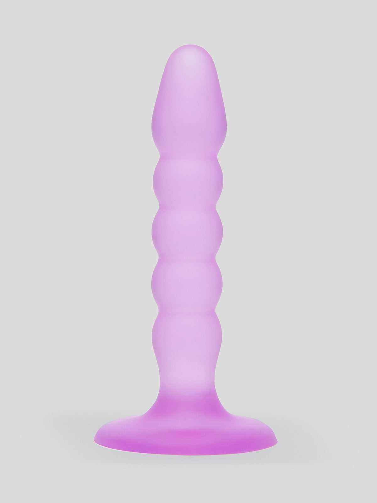 BASICS Ribbed Anal Starter Dildo 5 Inch, Purple
