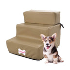 BeesClover Detachable 3 Steps Pet Jump Stairs for Indoor Cat Dog Playing Toy Blue -for pet Dog cat