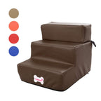 BeesClover Detachable 3 Steps Pet Jump Stairs for Indoor Cat Dog Playing Toy Blue -for pet Dog cat