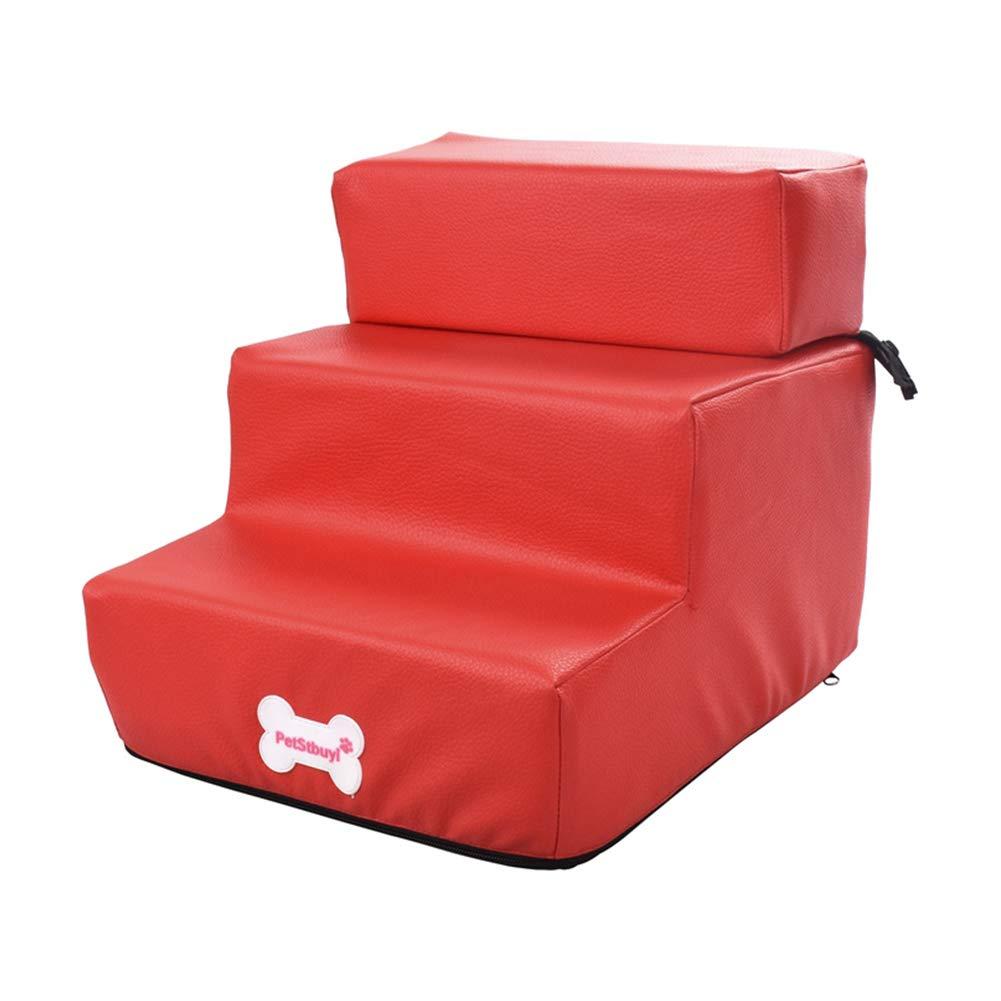 BeesClover Detachable 3 Steps Pet Jump Stairs for Indoor Cat Dog Playing Toy Blue -for pet Dog cat