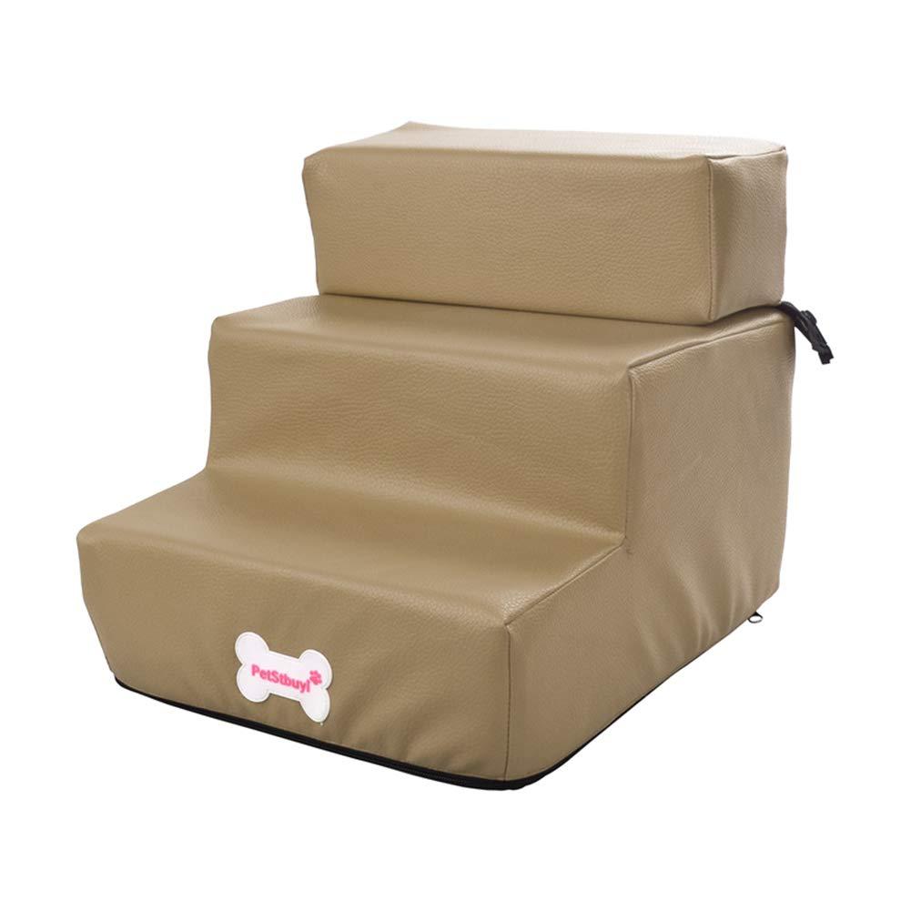 BeesClover Detachable 3 Steps Pet Jump Stairs for Indoor Cat Dog Playing Toy Blue -for pet Dog cat