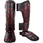 Venum Gladiator 3.0 Protective Shin Guards - XL - Black/Red