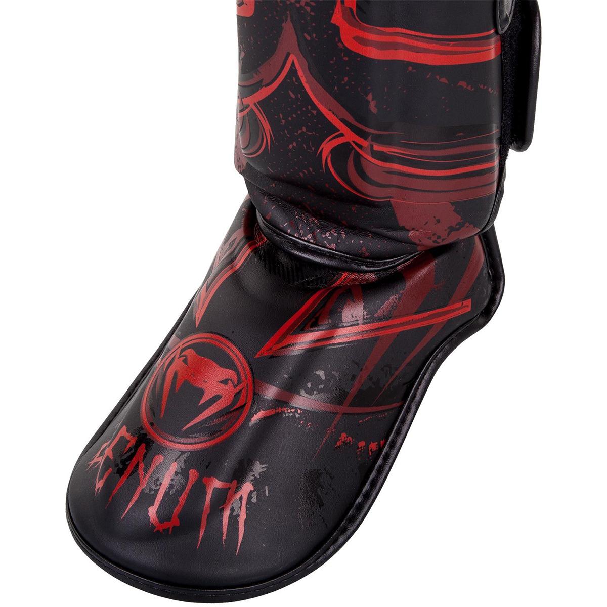 Venum Gladiator 3.0 Protective Shin Guards - XL - Black/Red