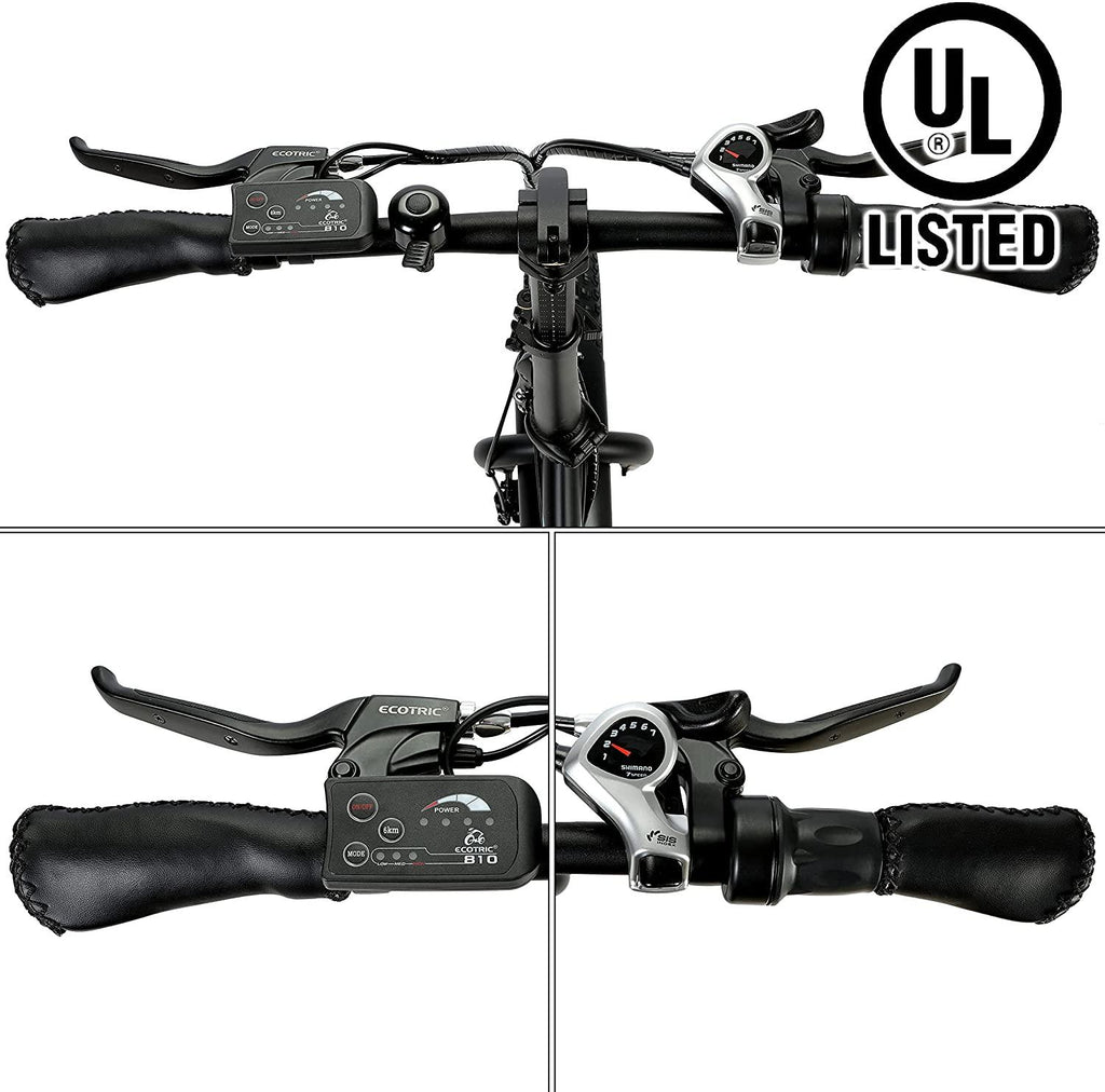 20 In. Powerful 500 W Folding Electric Bicycle Fat Tire Alloy Frame 36 V/12.5 AH Lithium Battery with Rear Motor LED Display
