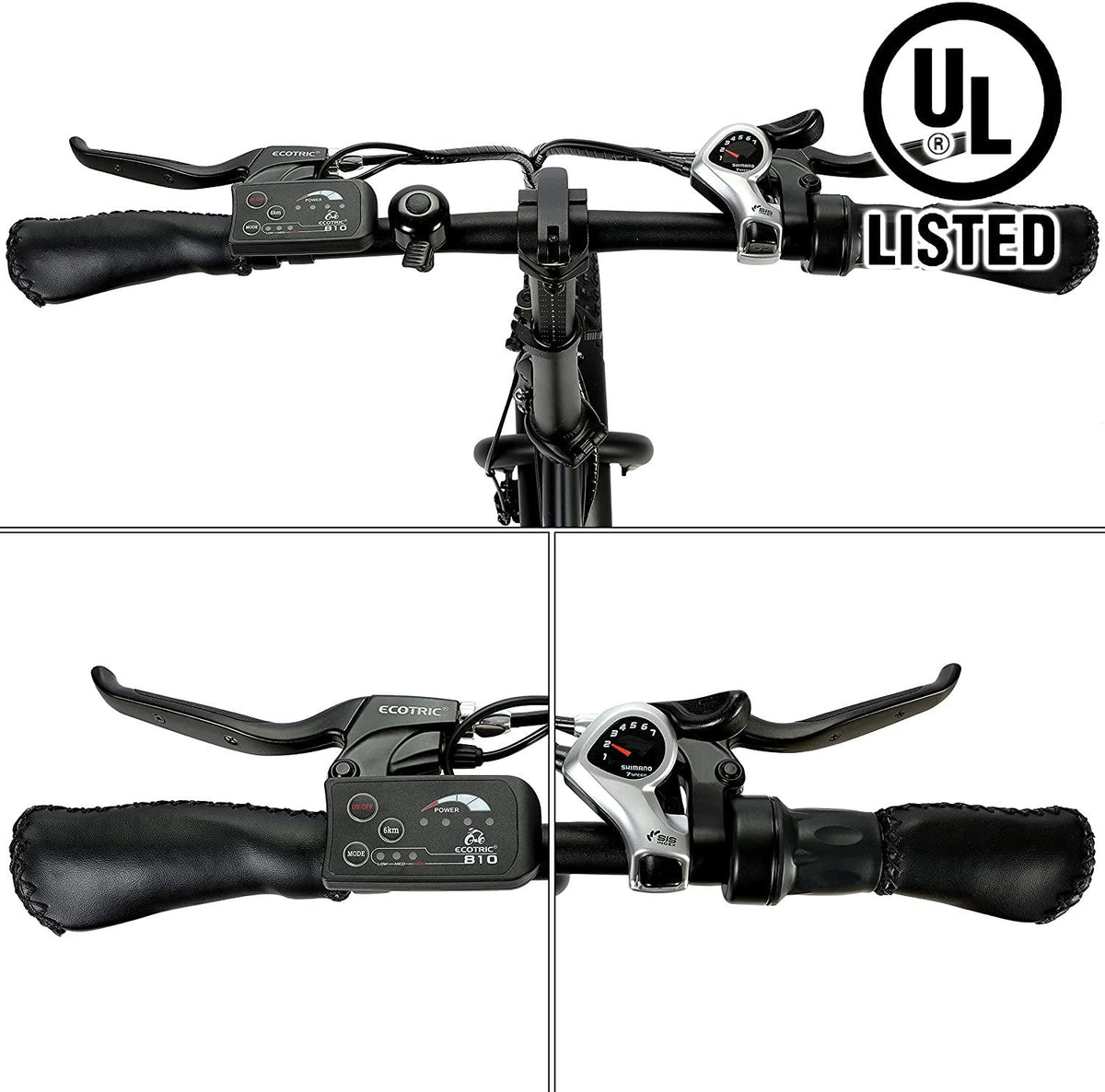 20 In. Powerful 500 W Folding Electric Bicycle Fat Tire Alloy Frame 36 V/12.5 AH Lithium Battery with Rear Motor LED Display
