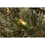 77" LED Pre-Lit Bristle Pine Triple Snowflake Door Hang- Battery Operated
