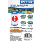 intex 1000 gph easy set above ground pool filter pump system (2 pack) + filters