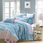 Greenland Home Fashions  Maui Coastal Cotton 3-piece Quilt Set