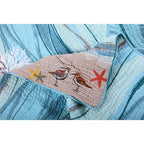 Greenland Home Fashions  Maui Coastal Cotton 3-piece Quilt Set