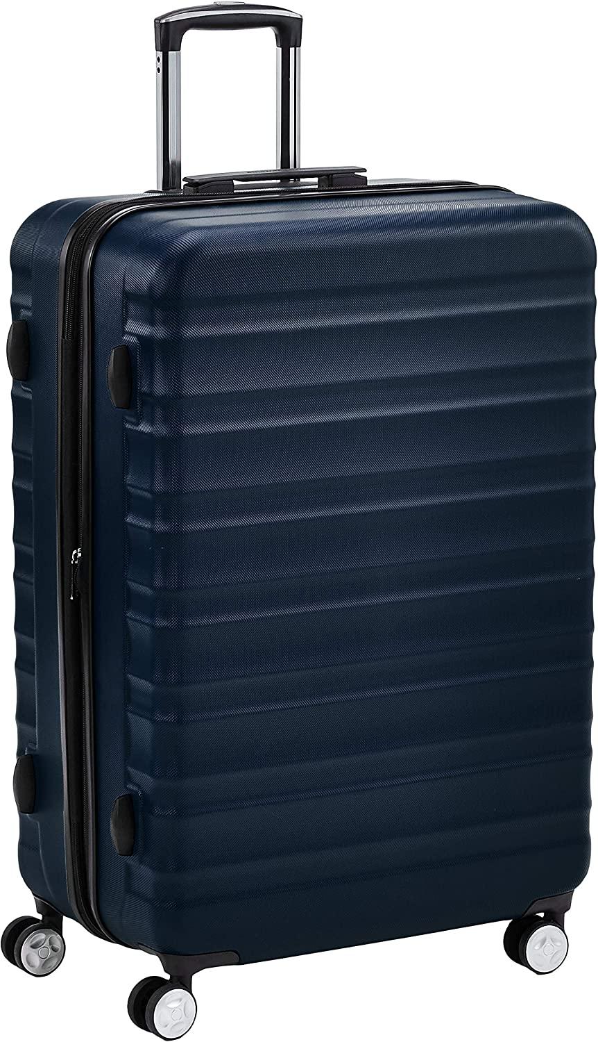 Hardside Spinner Suitcase Luggage with Wheels - 28-Inch, Navy Blue
