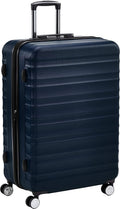 Hardside Spinner Suitcase Luggage with Wheels - 28-Inch, Navy Blue