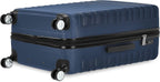 Hardside Spinner Suitcase Luggage with Wheels - 28-Inch, Navy Blue