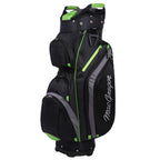 MacGregor Golf Cooler 14-Divider Top Cart Bag with Removable Insulated Cooler Black/Green