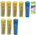 spa frog kit 8 pack 6 bromine &amp; 2 mineral with test strips
