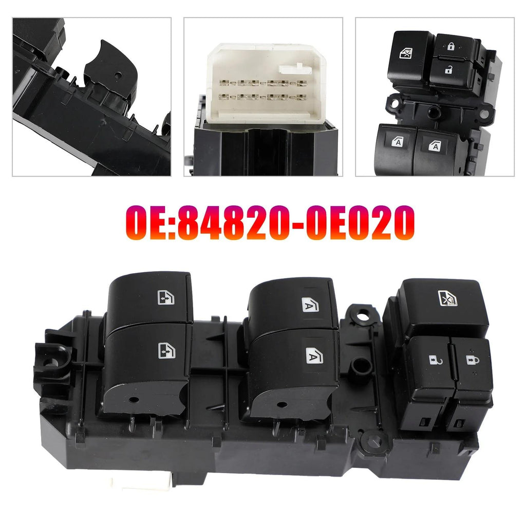 2016-2023 Toyota Tacoma Driver Side Master Power Window Switch 848200E020 Generic
