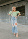 gingham top
