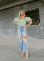 gingham top