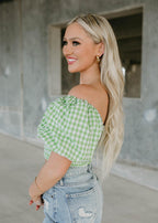 gingham top