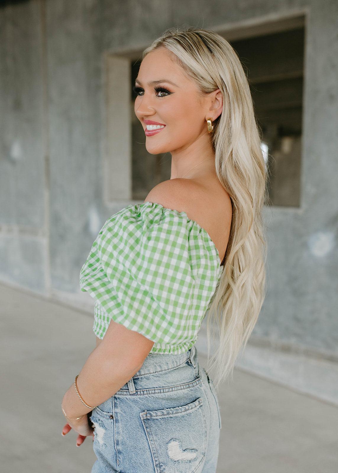 gingham top