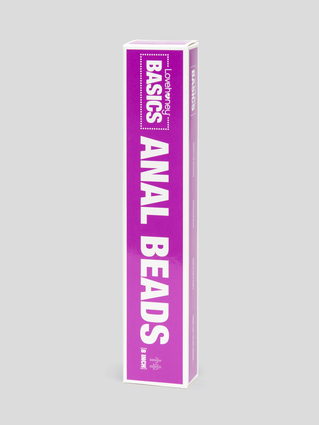 BASICS Anal Beads 8 Inch, Purple