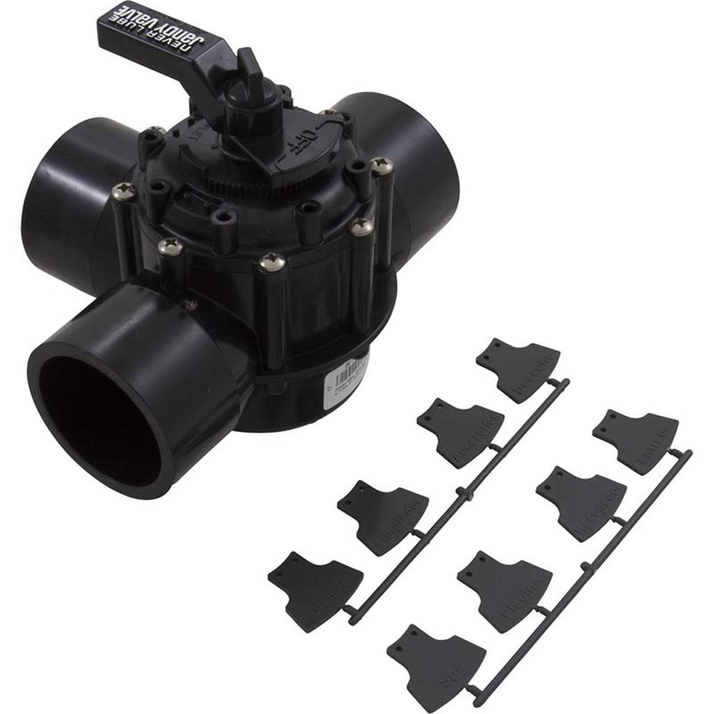 Jandy Diverter Valve, Jandy Neverlube, 3 Port, 2-1/2"s x 3"spg