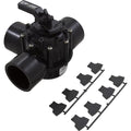 Jandy Diverter Valve, Jandy Neverlube, 3 Port, 2-1/2"s x 3"spg