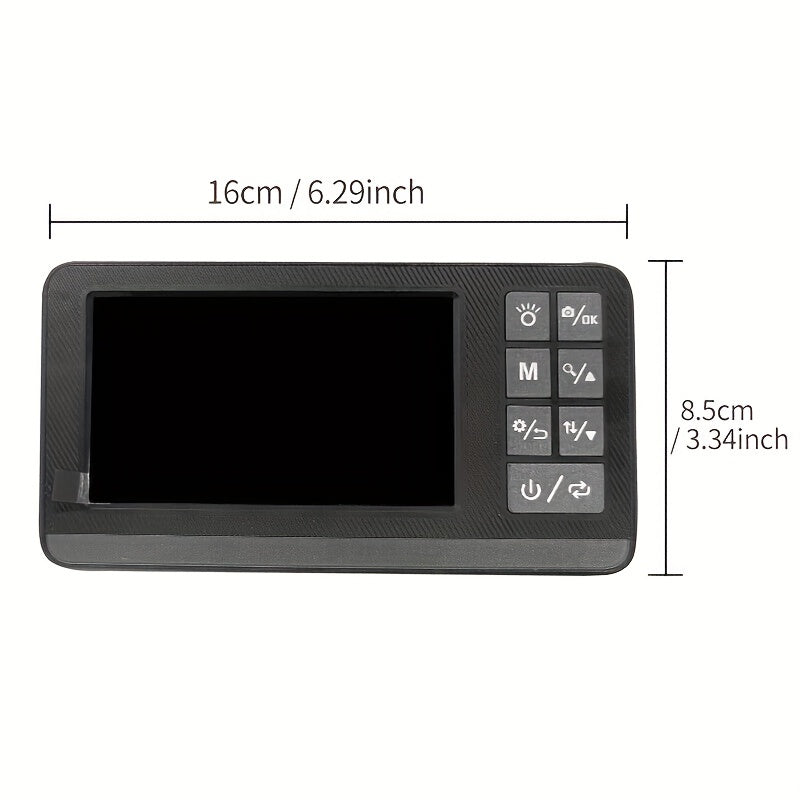 4.3 Inch IPS Industrial Endoscope HD Camera Photo IP67 Waterproof Ima3X Magnification 1080P Car Repair Engine Detection Air Repair Pipe Stain Probe