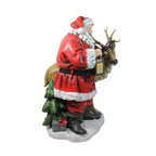 NAPCO 46069 Santa with Reindeer Figurine