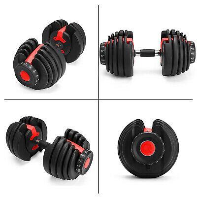 EAYSG Adjustable Select 552 1090 Dumbbell Weight Fitness Workout Gym Dumbbells Syncs