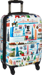 Fvt Usa 21 Inches Carry-On Luggage, FVT USA White