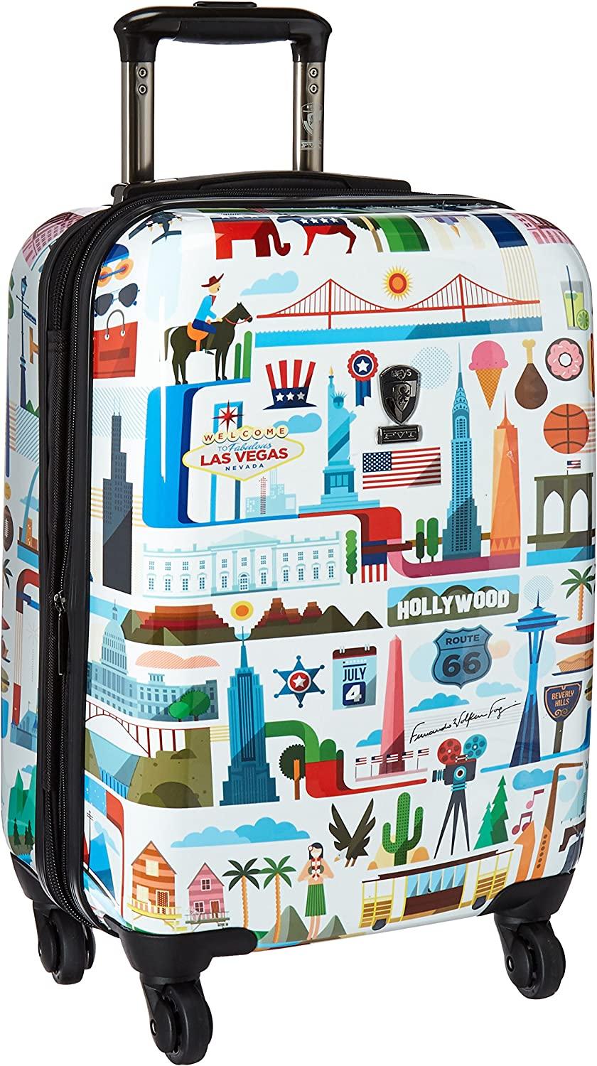Fvt Usa 21 Inches Carry-On Luggage, FVT USA White