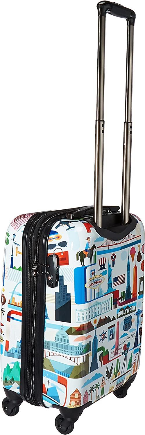 Fvt Usa 21 Inches Carry-On Luggage, FVT USA White