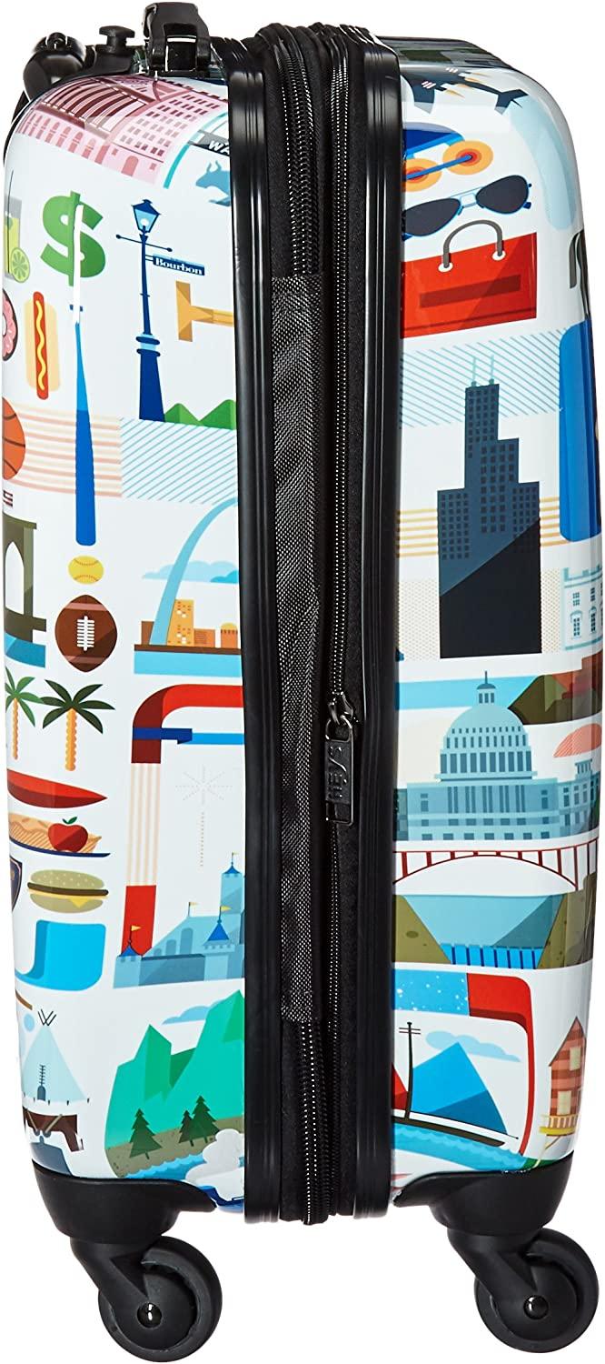 Fvt Usa 21 Inches Carry-On Luggage, FVT USA White