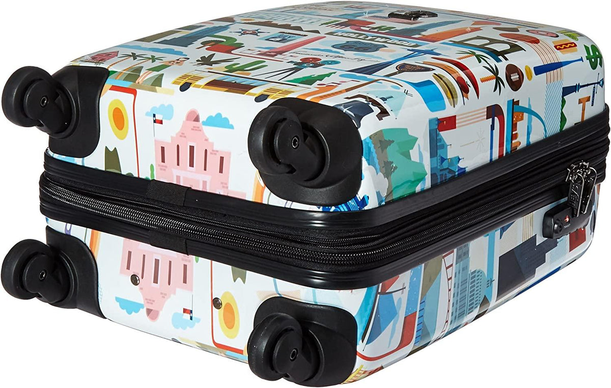 Fvt Usa 21 Inches Carry-On Luggage, FVT USA White